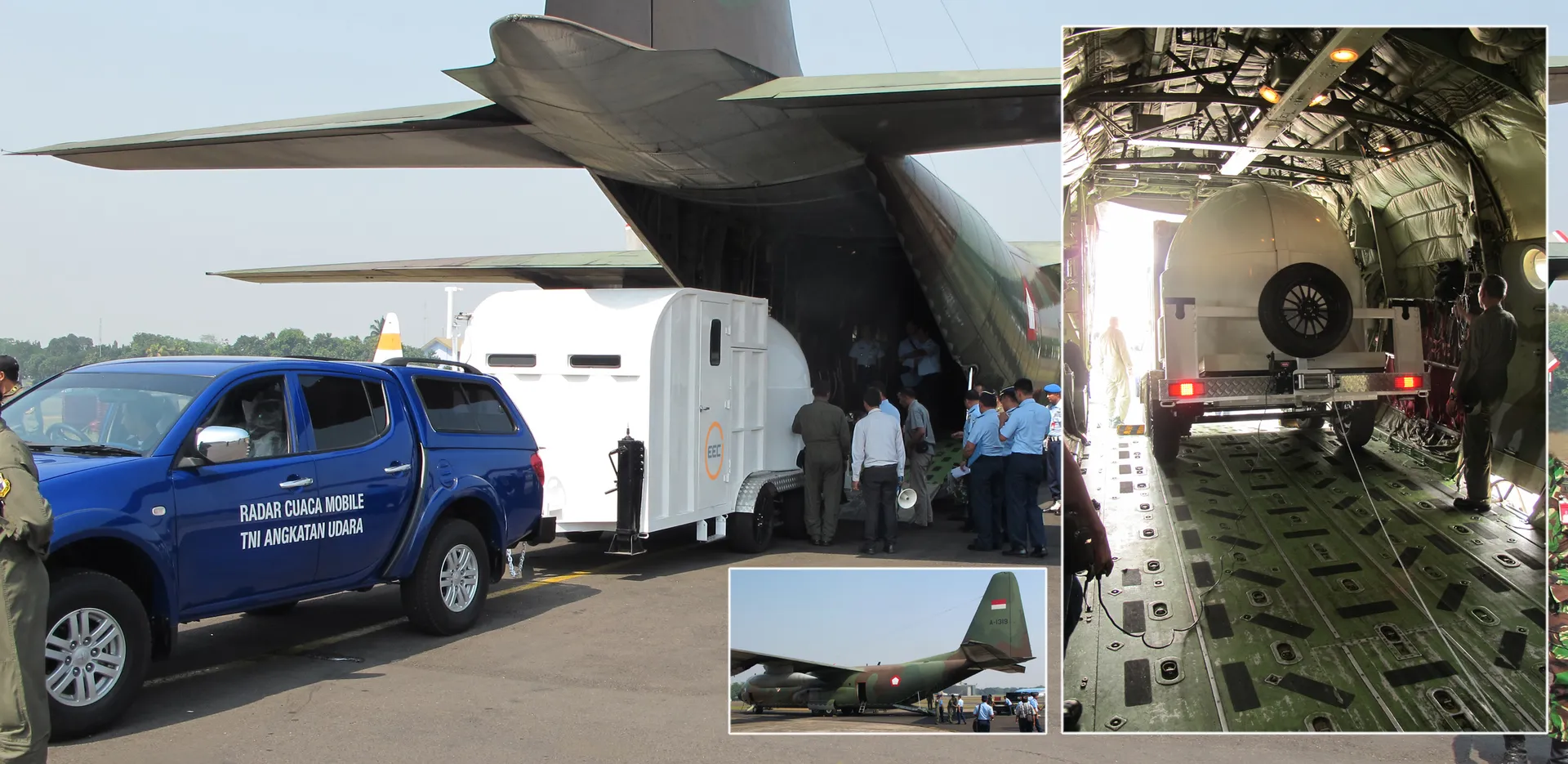 Indonesia Air Force Mobile Radar